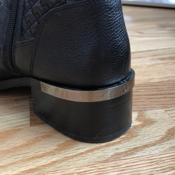 Vince Camuto Leather Welton Moto Boots - Picture 3 of 7